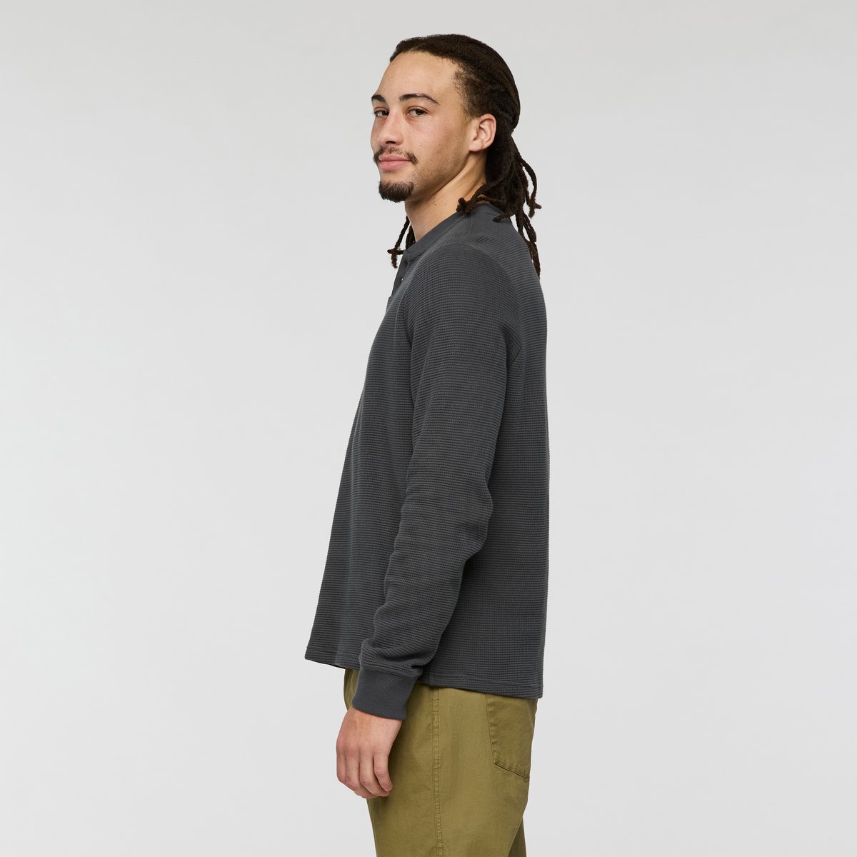 Atajo Long-Sleeve Waffle Henley - Men's